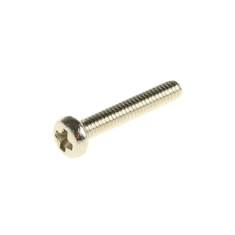 RS PRO Pozidriv Pan Brass Machine Screw 12 mm M2 483-0035