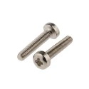 RS PRO Pozidriv Pan Brass Machine Screw 12 mm M2.5 483-0057