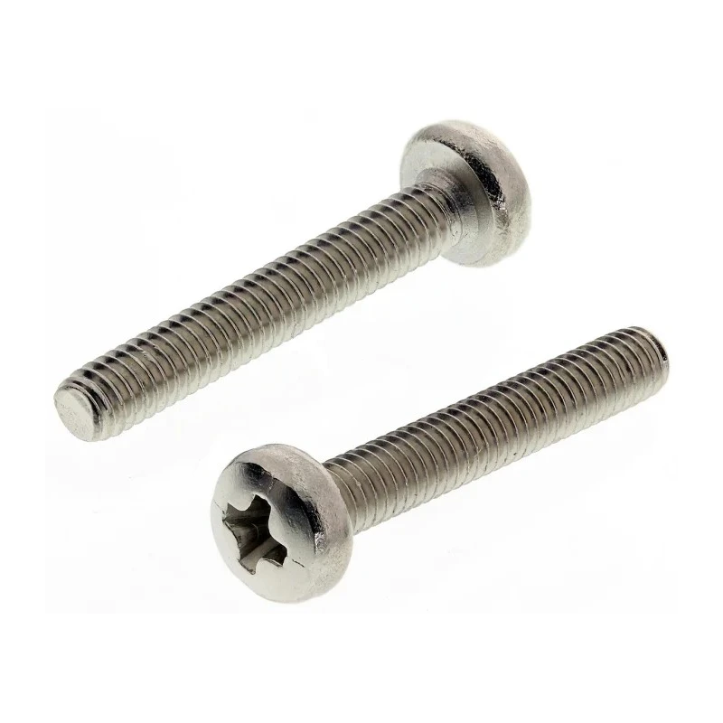 RS PRO Pozidriv Pan Brass Machine Screw 16 mm M2.5 483-0063