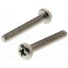 RS PRO Pozidriv Pan Brass Machine Screw 16 mm M2.5 483-0063