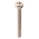 RS PRO Pozidriv Pan Brass Machine Screw 20 mm M2.5 483-0079