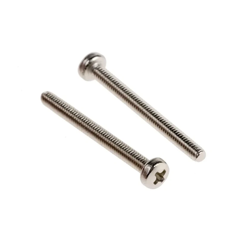 RS PRO Pozidriv Pan Brass Machine Screw 25 mm M2.5 483-0085