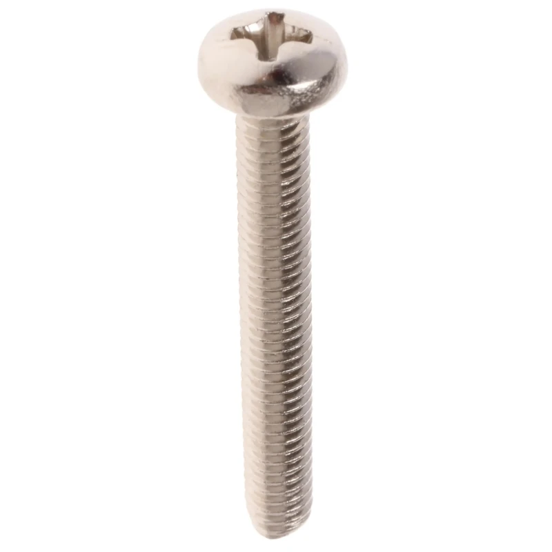 RS PRO Pozidriv Pan Brass Machine Screw 30 mm M4 483-0215