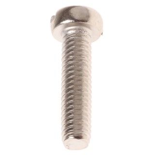 RS PRO Slotted Cheese Head Brass Machine Screw Nickel Plated 16 mm M4 482-9861