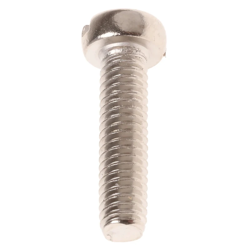RS PRO Slotted Cheese Head Brass Machine Screw Nickel Plated 16 mm M4 482-9861