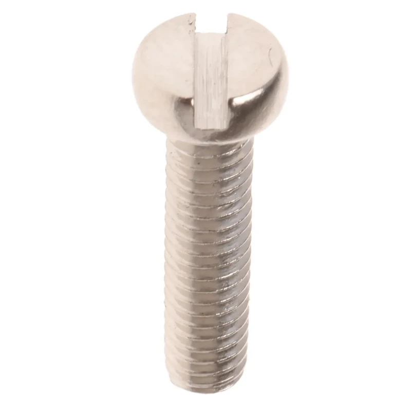 RS PRO Slotted Cheese Head Brass Machine Screw Nickel Plated 16 mm M4 482-9861