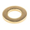 RS PRO Brass Plain Washers, M10, DIN 125A, 24mm Outer Diameter, 10.5mm Inner Diameter, 2mm Thickness 483-2643