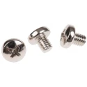 RS PRO Pozidriv Pan Brass Machine Screw 6 mm M5 483-0243