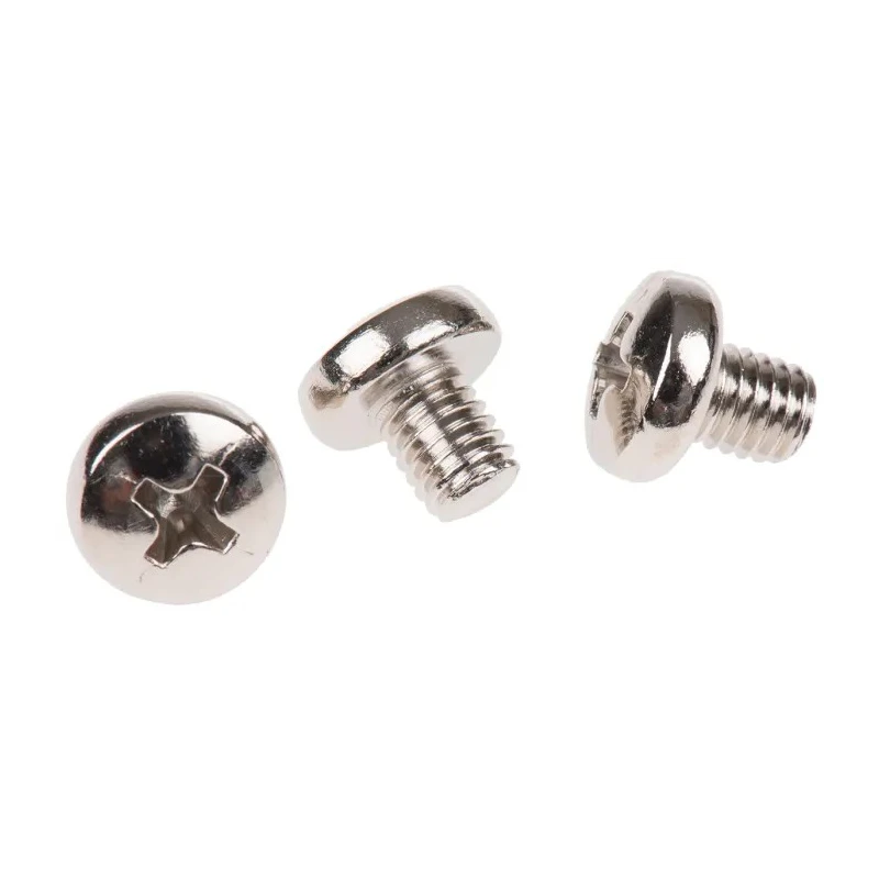RS PRO Pozidriv Pan Brass Machine Screw 6 mm M5 483-0243