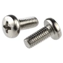 RS PRO Pozidriv Pan Brass Machine Screw 12 mm M5 483-0259