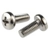 RS PRO Pozidriv Pan Brass Machine Screw 12 mm M5 483-0259