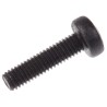 RS PRO Pozidriv Pan Steel Machine Screw Black Passivated 12 mm M3 483-0962