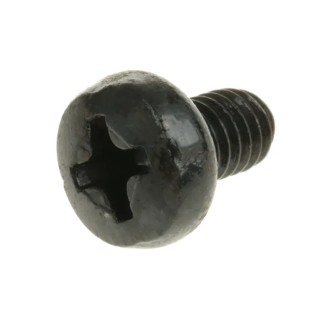 RS PRO Pozidriv Pan Steel Machine Screw M4 Thread 6 mm Length Black Passivated Finish 483-0978