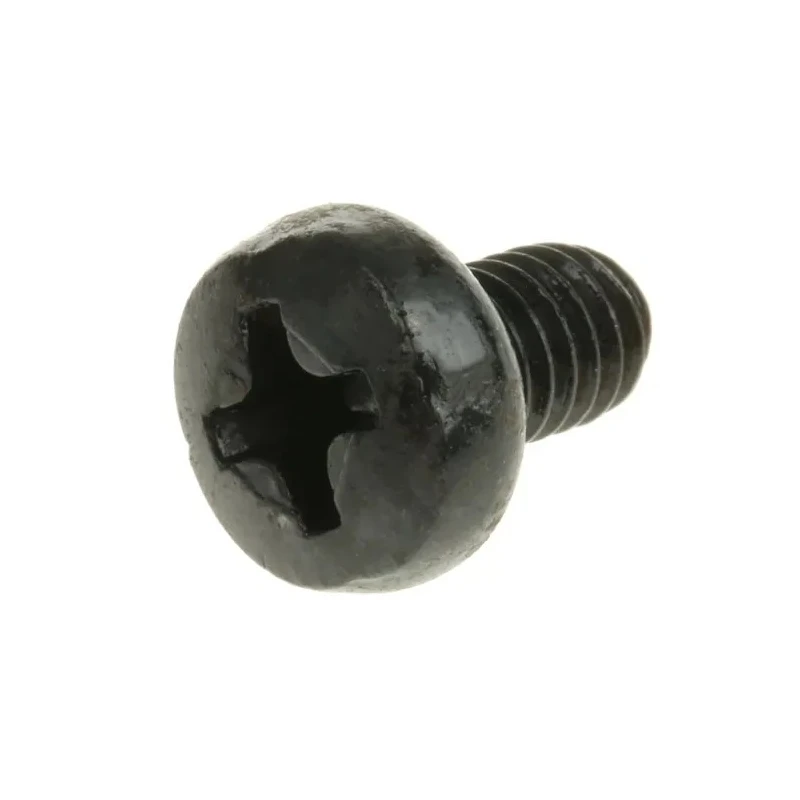 RS PRO Pozidriv Pan Steel Machine Screw M4 Thread 6 mm Length Black Passivated Finish 483-0978