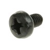 RS PRO Pozidriv Pan Steel Machine Screw M4 Thread 6 mm Length Black Passivated Finish 483-0978