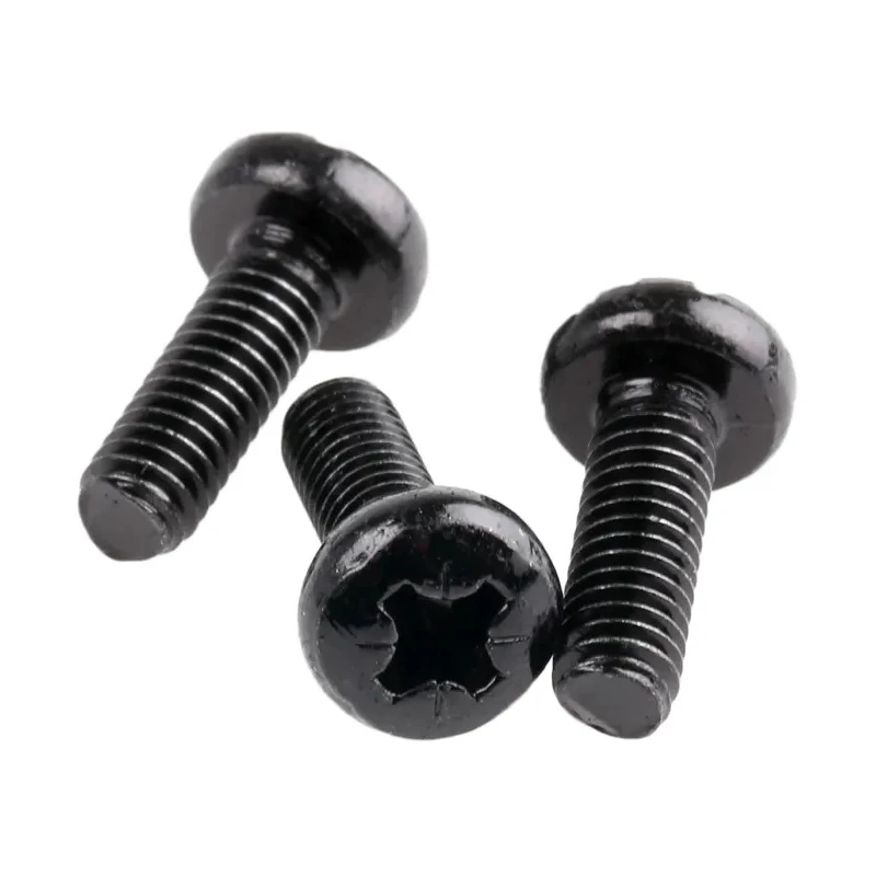 RS PRO Pan Head Steel Pozidriv Machine Screw Plain Finish 12 mm M4 483-0990