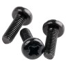 RS PRO Pan Head Steel Pozidriv Machine Screw Plain Finish 12 mm M4 483-0990