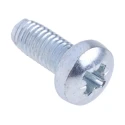 RS PRO Bright Zinc Steel Pan Head Self-Tapping Screw 12 mm M5 483-1252