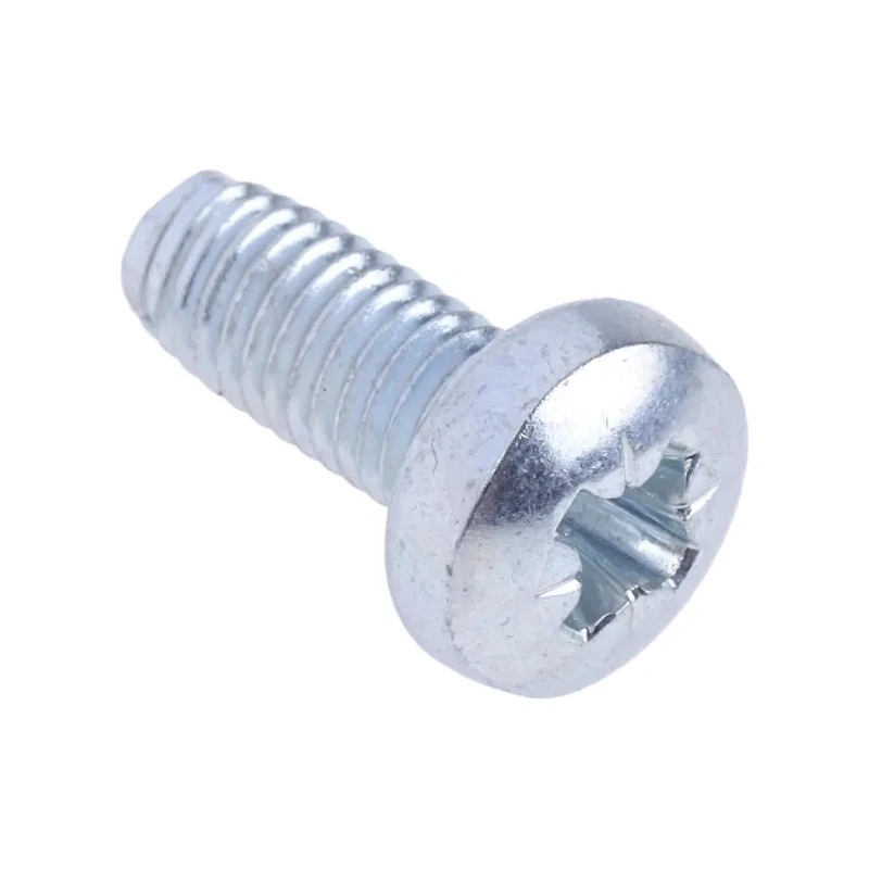 RS PRO Bright Zinc Steel Pan Head Self-Tapping Screw 12 mm M5 483-1252