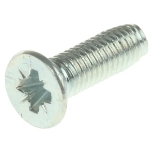 RS PRO Bright Zinc Steel Countersunk Head Self-Tapping Screw 10 mm M3 483-1268