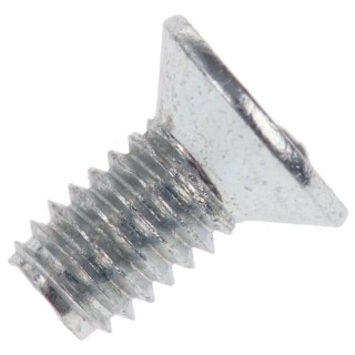 RS PRO Bright Zinc Steel Countersunk Head Self-Tapping Screw 8 mm Length M4 483-1274