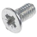 RS PRO Bright Zinc Steel Countersunk Head Self-Tapping Screw 8 mm Length M4 483-1274