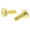 RS PRO Slot Pan Brass Machine Screw 12 mm M5 483-1599