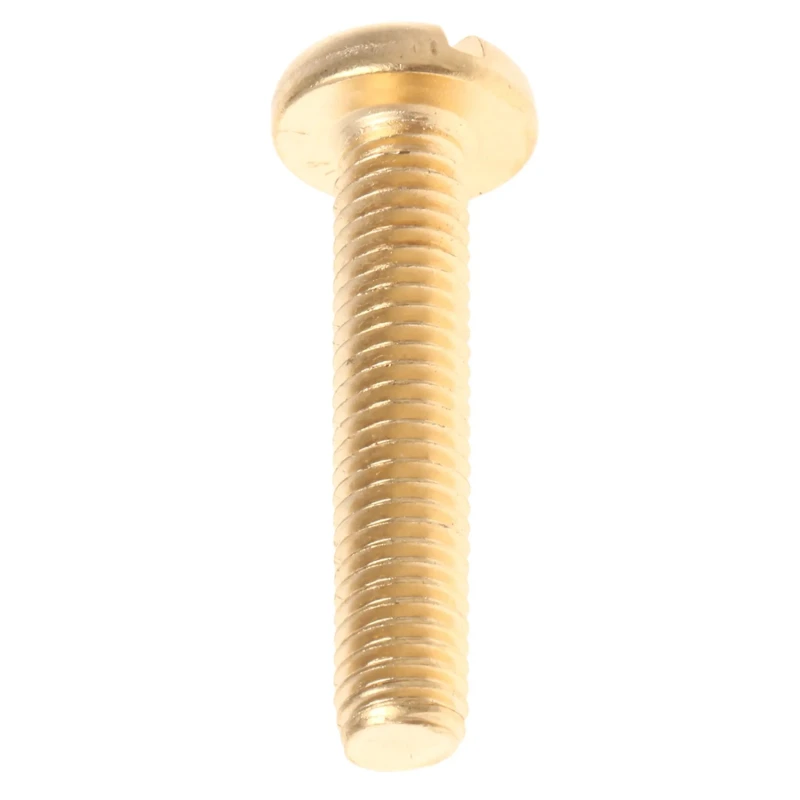 RS PRO Slot Pan Brass Machine Screw 25 mm M5 483-1628