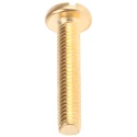 RS PRO Slot Pan Brass Machine Screw 30 mm M6 483-1707