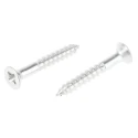 RS PRO Pozidriv Countersunk Stainless Steel Wood Screw, Plain Finish, Metric Thread, 25mm Length 483-3113