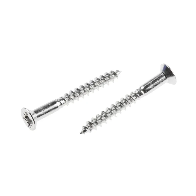 RS PRO Pozidriv Countersunk Stainless Steel Wood Screw, Plain Finish, Metric Thread, 30 mm Length 483-3129