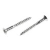 RS PRO Pozidriv Countersunk Stainless Steel Wood Screw, Plain Finish, Metric Thread, 30 mm Length 483-3129