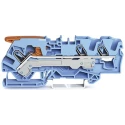 WAGO TOPJOB S, 2106 Series Feed Through Terminal Block Blue, 6mm² Cable CSA, 1-Level, 41A, 800V, Cage Clamp 2106-1304