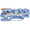 WAGO TOPJOB S, 2106 Series Feed Through Terminal Block Blue, 6mm² Cable CSA, 1-Level, 41A, 800V, Cage Clamp 2106-1304