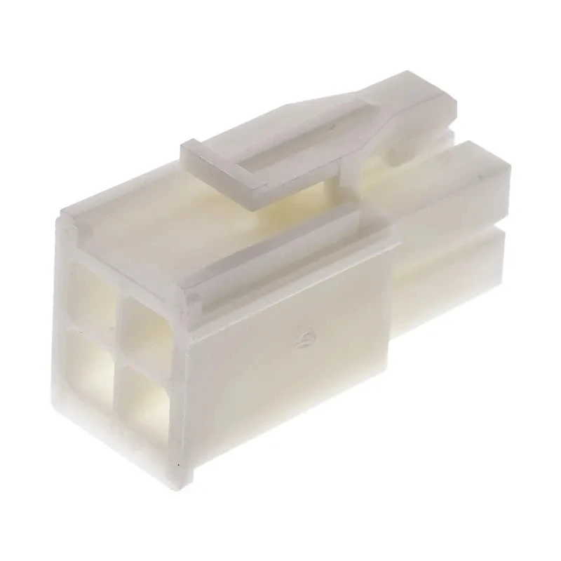 TE Connectivity Mini-Universal MATE-N-LOK Male Connector Housing 4.14 mm Pitch 4 Way 2 Row Straight 172167-1