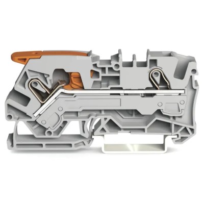 WAGO TOPJOB S, 2106 Series Feed Through Terminal Block Grey 6mm² 1-Level Cage Clamp IECEx/ATEX 2106-1201