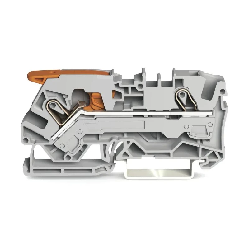 WAGO TOPJOB S, 2106 Series Feed Through Terminal Block Grey 6mm² 1-Level Cage Clamp IECEx/ATEX 2106-1201
