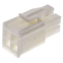 TE Connectivity Mini-Universal MATE-N-LOK Male Connector Housing 4 Way 2 Row Straight 4.14 mm Pitch 172167-1
