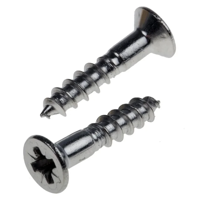 RS PRO Pozidriv Countersunk Stainless Steel Wood Screw, Metric Thread 4 mm, 20 mm Length 483-3135