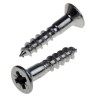 RS PRO Pozidriv Countersunk Stainless Steel Wood Screw, Metric Thread 4 mm, 20 mm Length 483-3135