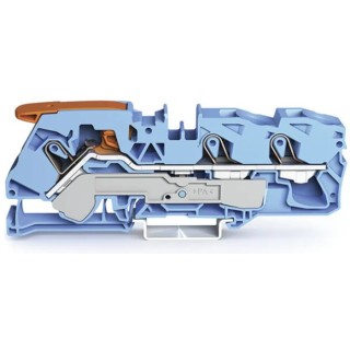 WAGO TOPJOB S 2116 Series Feed Through Terminal Block Blue 16mm² 1-Level Cage Clamp IECEx/ATEX 2116-1304