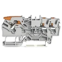 WAGO TOPJOB S 2102 Series Feed Through Terminal Block Grey 2.5mm² 1-Level Cage Clamp IECEx/ATEX 2102-5301