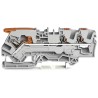 WAGO TOPJOB S 2106 Series 6mm² 1-Level Grey Feed Through Terminal Block 2106-5301