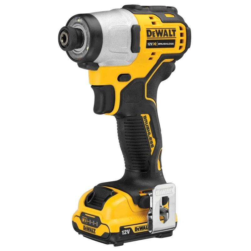 DeWALT 12V Cordless Power Tool Kit Brushless Motor 2x3Ah Batteries Type G - British 3-Pin DCK2110L2T-GB