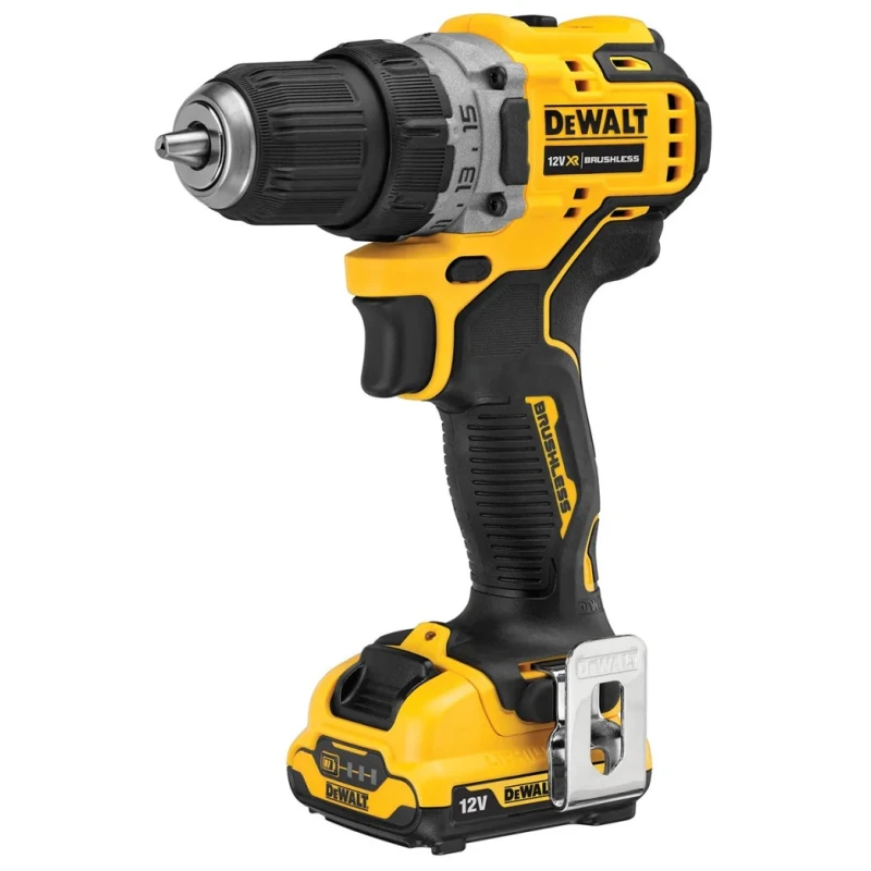 DeWALT 12V Cordless Power Tool Kit Brushless Motor 2x3Ah Batteries Type G - British 3-Pin DCK2110L2T-GB