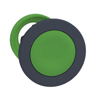 Schneider Electric Harmony Series Green Maintained Push Button Head 30 mm Cutout Plastic IP66 IP67 IP69K ZB5FH03