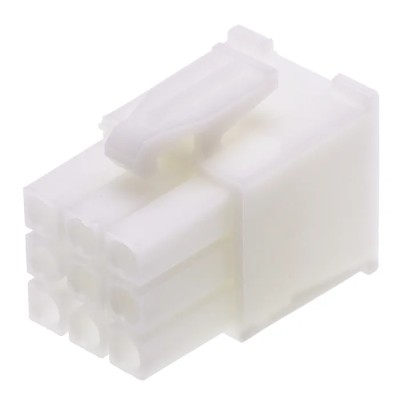 TE Connectivity Mini-Universal MATE-N-LOK Male Connector Housing 4.2 mm Pitch 9 Way 3 Row Straight 172169-1