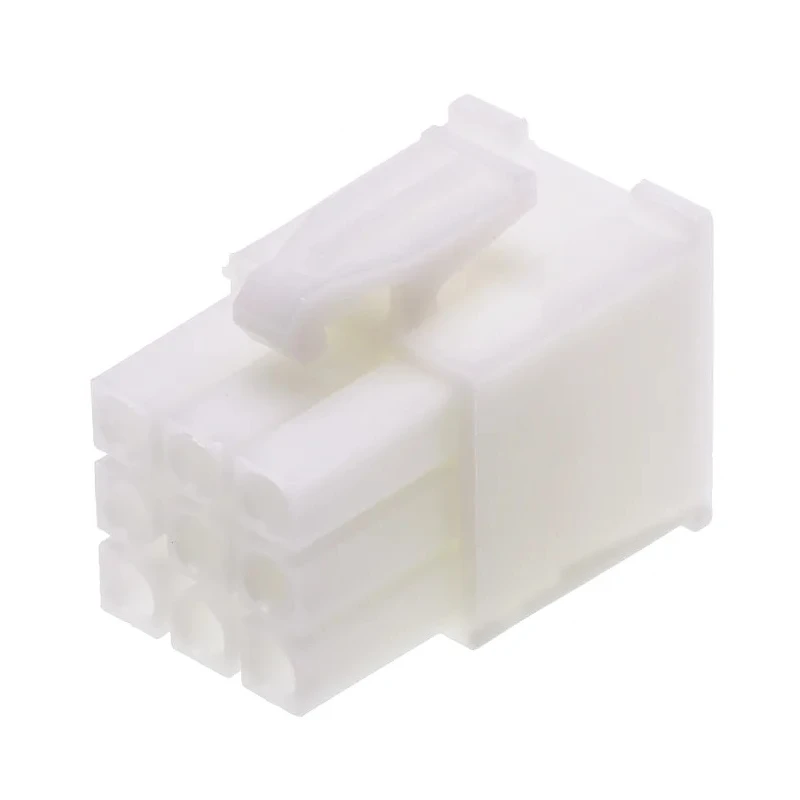 TE Connectivity Mini-Universal MATE-N-LOK Male Connector Housing 4.2 mm Pitch 9 Way 3 Row Straight 172169-1