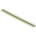 TE Connectivity AMPMODU MOD II Series Right Angle Through Hole Pin Header 50 Contacts 2.54mm Pitch 1 Row 750V 3A 5-826631-0