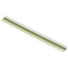 TE Connectivity AMPMODU MOD II Series Right Angle Through Hole Pin Header 50 Contacts 2.54mm Pitch 1 Row 750V 3A 5-826631-0